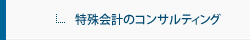 特殊会計のコンサルティング